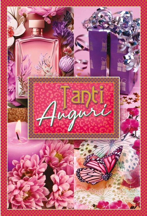 Happy birthday woman perfume and butterflies 3329