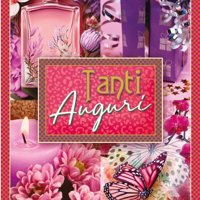 Happy birthday woman perfume and butterflies 3329