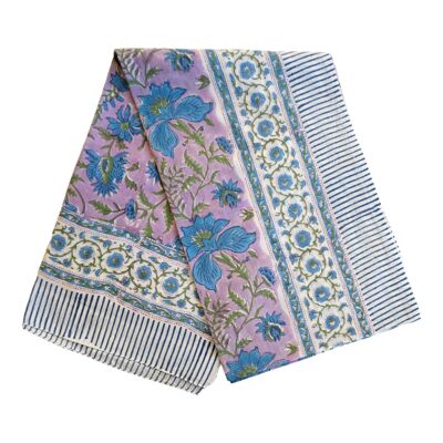 Pareo/bufanda de algodón “Lila”