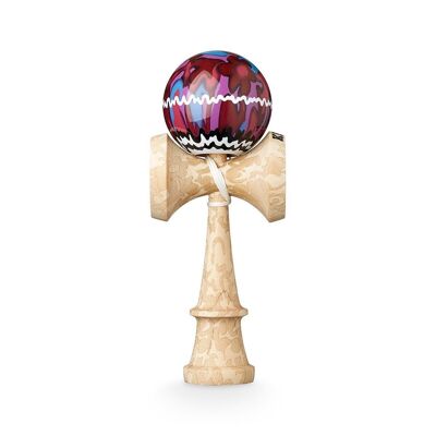 KROM KENDAMA "PLASTICITY HALO" • wooden skill toy