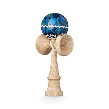 KROM KENDAMA "PLASTICITY UMBRA" • wooden skill toy 10