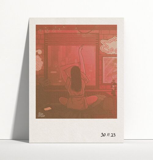 Affiche - Polaroid Tokyo Girl