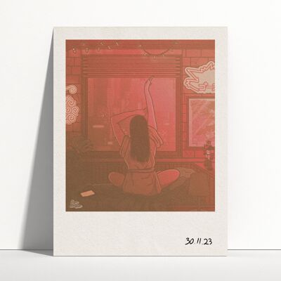 Affiche - Polaroid Tokyo Girl