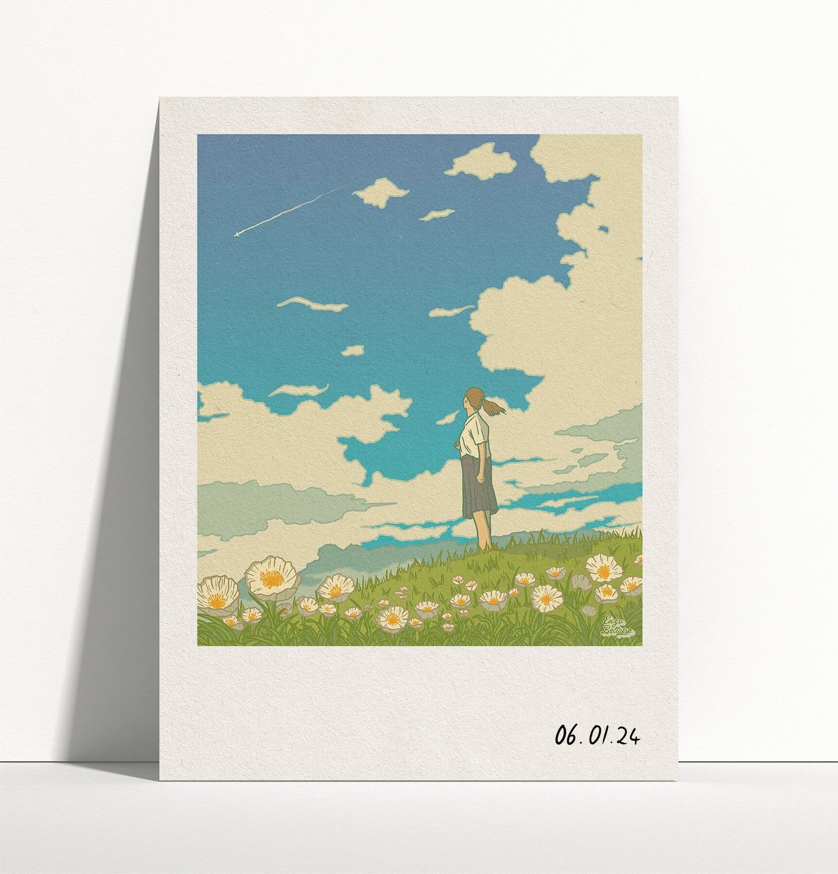 Poster - Polaroid Nube Chica