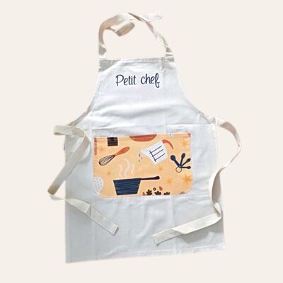 Tablier de cuisine pour enfant "Petit chef"