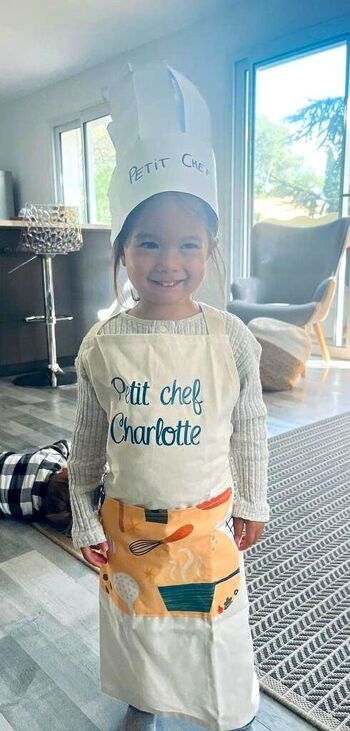 Tablier de cuisine pour enfant "Petit chef" 2