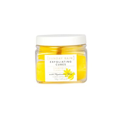 Cubos exfoliantes de manzanilla y ylang ylang Sunday Rain