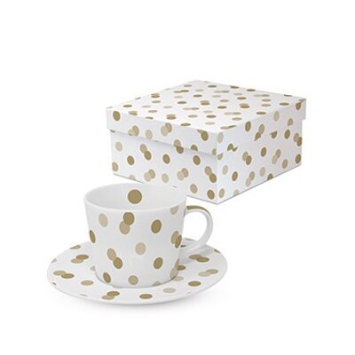 Trend Espresso GB Dots real + oro falso