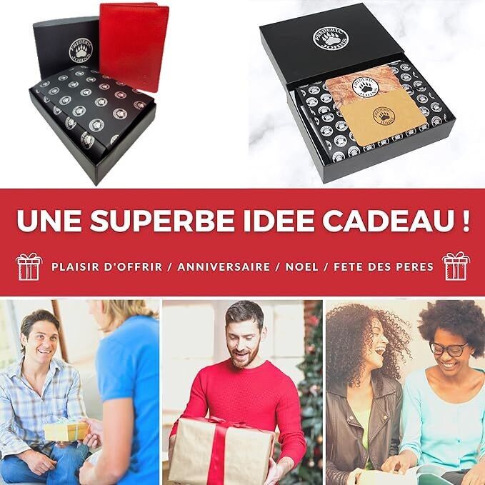 Grand Portefeuille Femme World(Rouge)