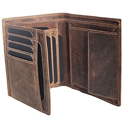 Vintage Leather Wallet (Brown)
