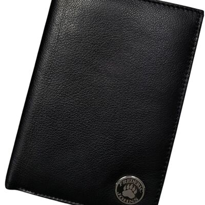 Large 3-fold wallet (Black)