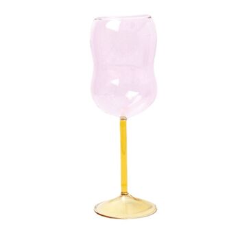 Coupe de verre à vin de champagne de couleur 3