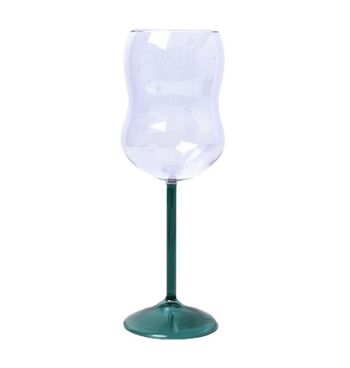 Coupe de verre à vin de champagne de couleur 4