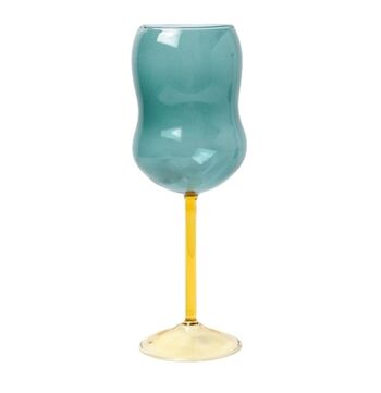 Coupe de verre à vin de champagne de couleur 6