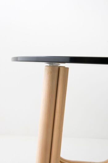 Table basse rotin CORRIDOR petit modèle 2