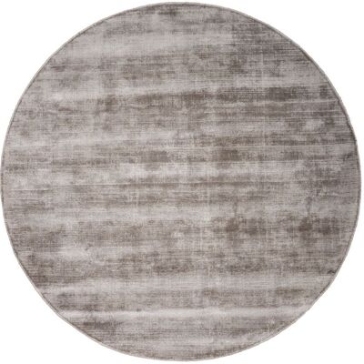 Vloerkleed Cos – Viscose Taupe Rond ø150 cm