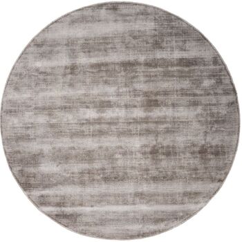 Tapis Cos – Viscose Taupe Rond ø150 cm 1