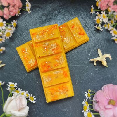 „Sonnengruß“-Tablette – Zitrusfrüchte, Zitronenverbene und Citrin