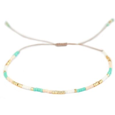 Bracelet miyuki couleurs turquoise