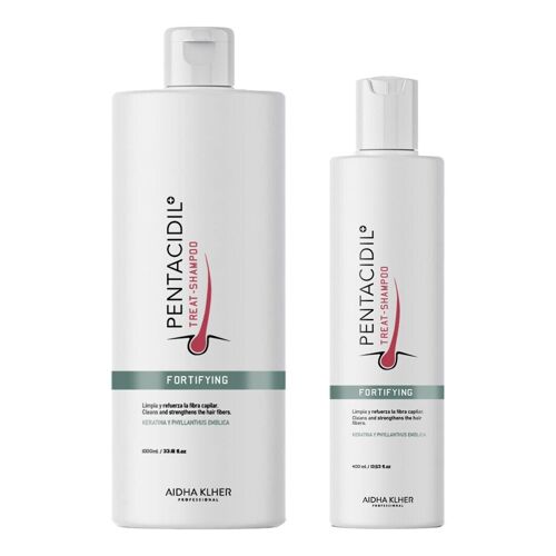 Fortifying Shampoo Pentacidil | Champú para fortalecer el cabello fino