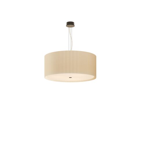 E1 BOLENA Pleated Suspension Lamp Exclusive Handmade in Italy