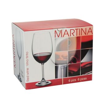 TASSE EN VERRE 450 ML-VIN ROUGE °BASE 7.5X21CM CU14931 4