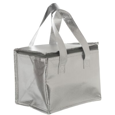 BORSA FRIGO TERMICA ARGENTO _25X19X17 CM. CU81668