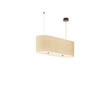 Lampe à suspension plissée E4 CATHERINE exclusive fabriquée à la main en Italie 1