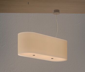 Lampe à suspension plissée E4 CATHERINE exclusive fabriquée à la main en Italie 4