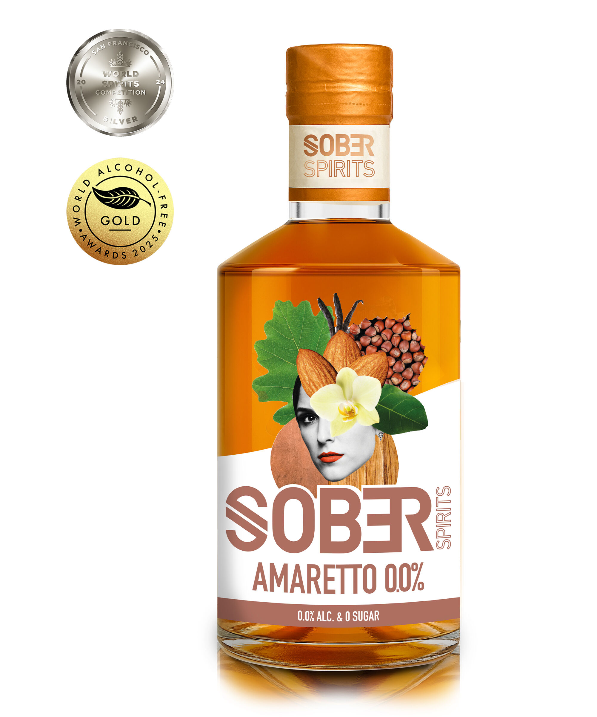 Non-Alcoholic Spirits - Sober Spirits Amaretto 0.0% 50cl