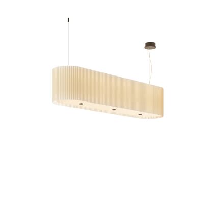 E5 MARY Pleated Suspension Lamp Exclusive Handmade in Italy