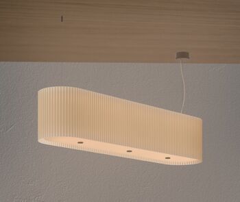 Lampe à suspension plissée E5 MARY exclusive faite à la main en Italie 4