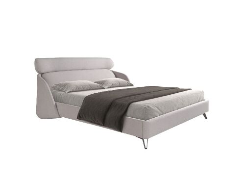 CAMA TELA COLOR GRIS CLARO 7161
