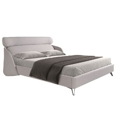 CAMA TELA COLOR GRIS CLARO 7161