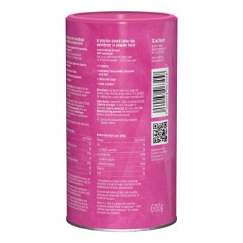 Poudre érythritol 600g 6