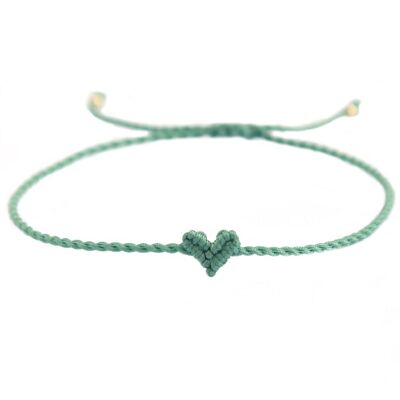 Love Ibiza heart bracelet sea green