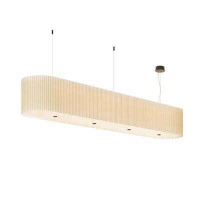 E6 ELEANOR Pleated Suspension Lamp Exclusive Handmade in Italy