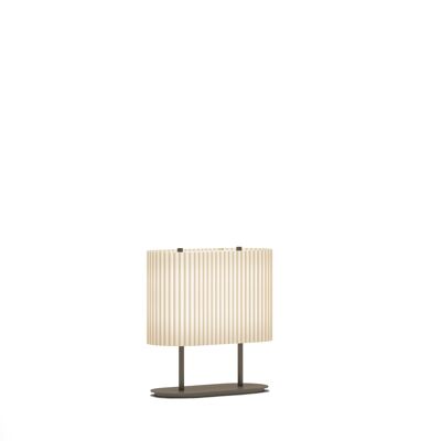 Lámpara de mesa plisada E10 CHANEL exclusiva hecha a mano en Italia