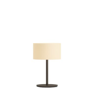 Lampe de table plissée E15 MARILYN exclusive faite à la main en Italie