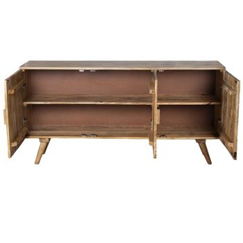 BUFFET EN BOIS DE MANGUIER AVEC 3 PORTES _155X40X78CM ST37714 2