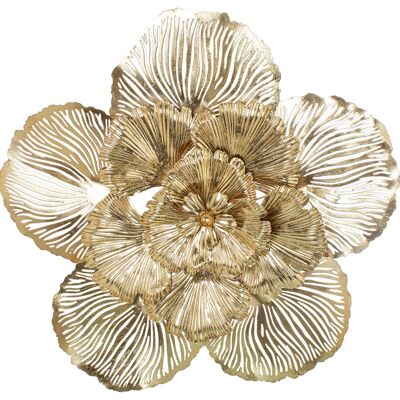 BLUME GOLDEN METALL WANDGERÄT _69X69X7,5CM ST24377