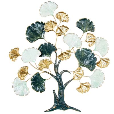 ALBERO PER APPARECCHI DA PARETE IN METALLO ORO/BLU _80X89X7CM ST24387