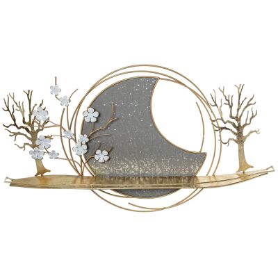 METAL WALL/SHELF APPLIANCE TREES _93X52X11CM ST24369