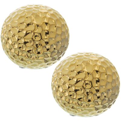 SFERA CERAMICA 10CM ORO °10CM ST52559