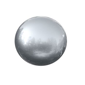 BOULE CERAMIQUE 10CM ARGENT _°10CM ST57219 1