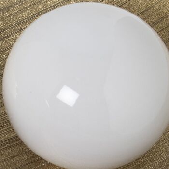 BOULE CERAMIQUE 10CM BLANC BRILLANT _°10CM ST57220 5