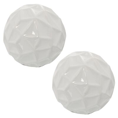 BOLA CERÁMICA 11,5CM BLANCO BRILLO _°11,5CM ST57226