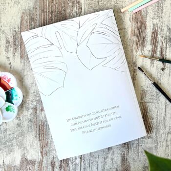 Livre de coloriage pour adultes - Plantes d'intérieur 3