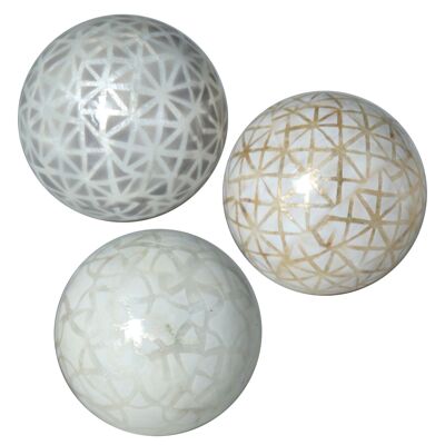 ASSORTIMENTO SFERE NACAR DECORATE _°10CM ST37933