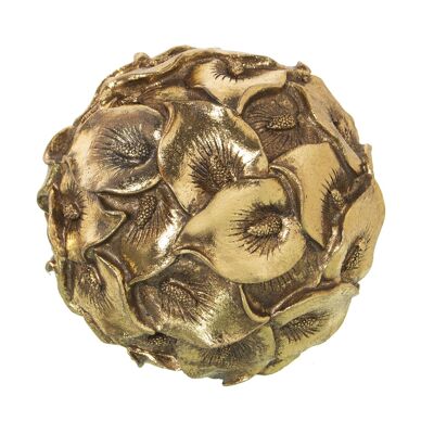 GOLDEN RESIN BALL °10CM ST39232